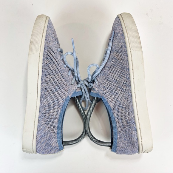 Soludos Knit Ashore Sneakers Size 8/38.5 Lace Up Low Tops Shoes Blue Purple Knit - Picture 7 of 11